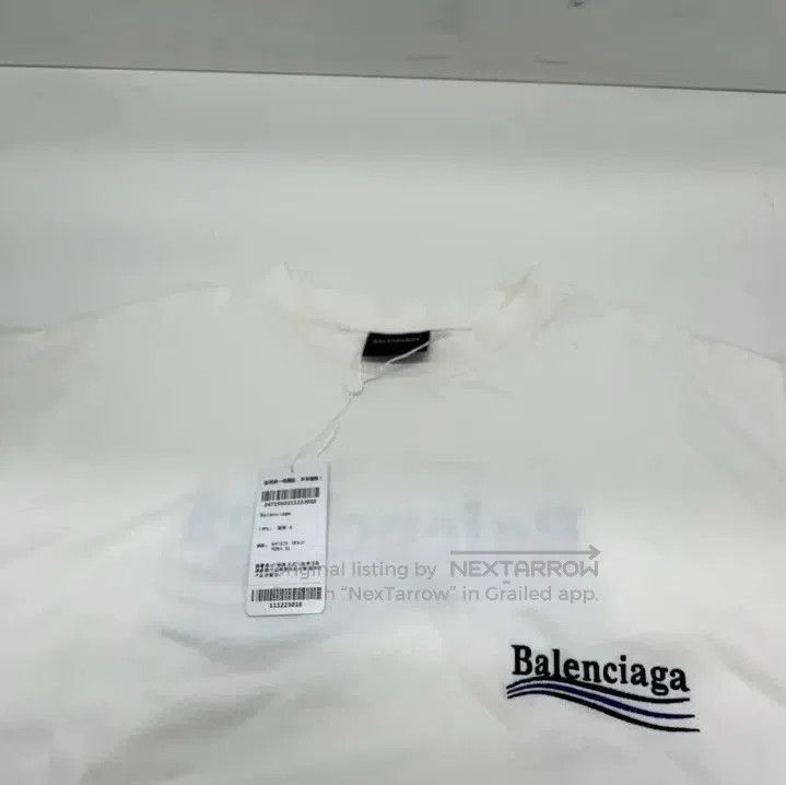 Balenciaga Balenciaga Political Campaign Large Fit Logo T. Size US XL / EU 56 / 4 - 4 Thumbnail
