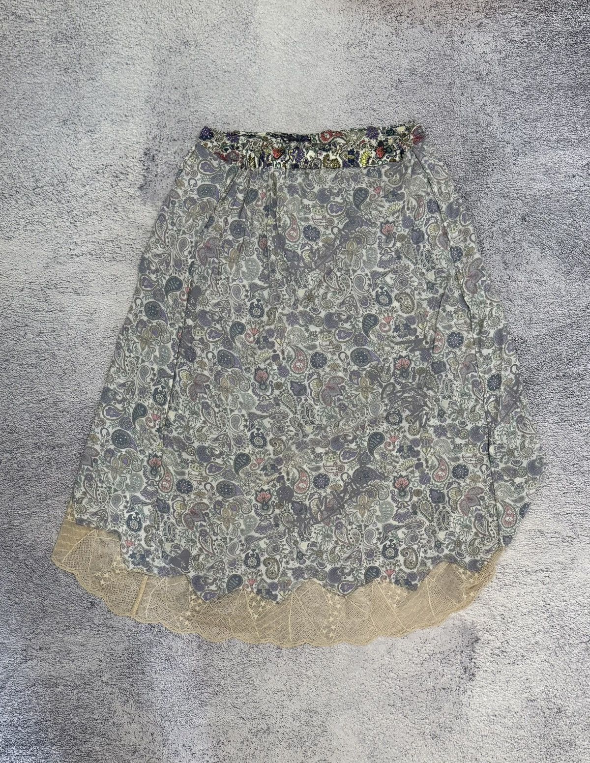 Zadig & Voltaire Zadig & Voltaire Joslin Mandala Skirt Lace Paisley Boho M- L Size 30" / US 8 / IT 44 - 10 Thumbnail