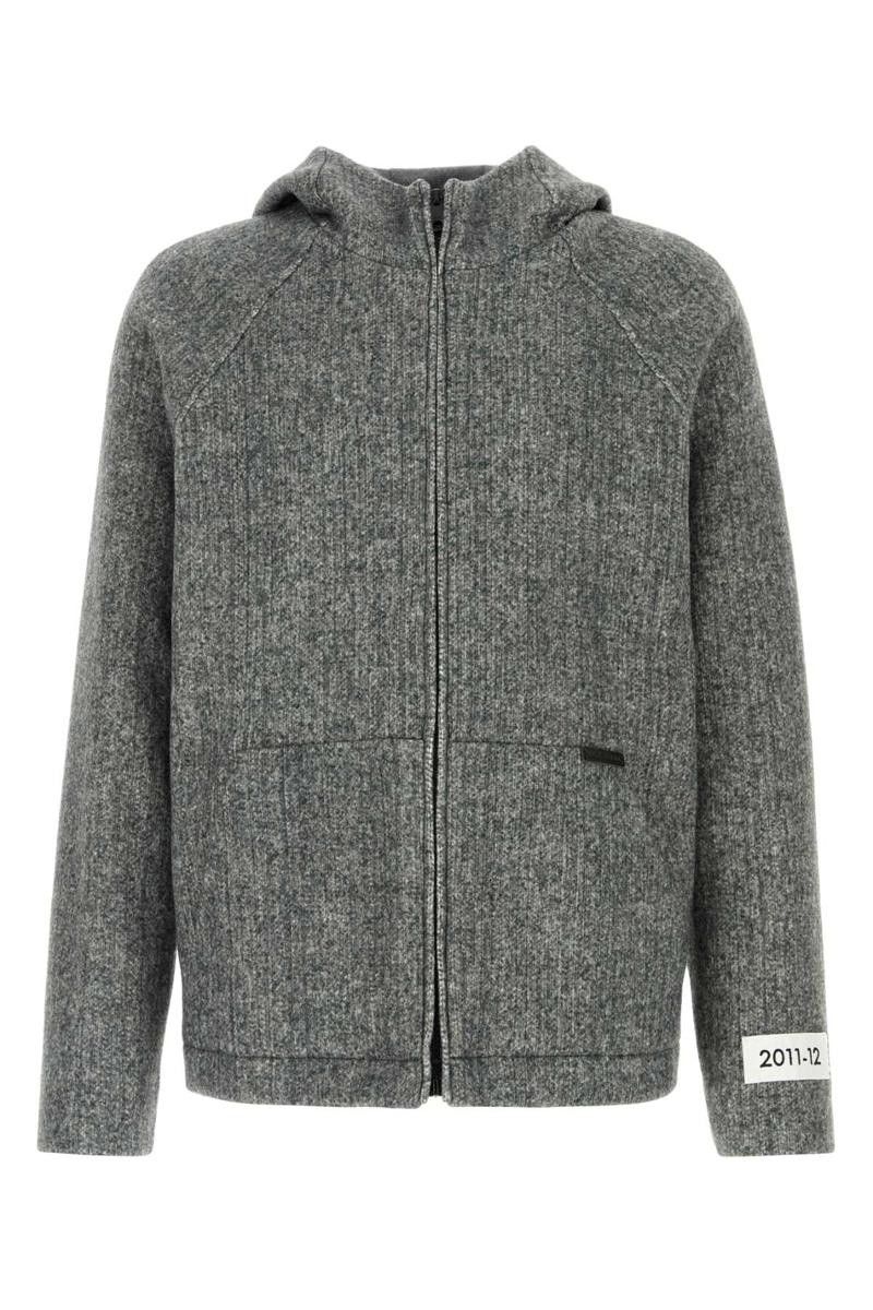 Dolce & Gabbana o1s22i1n0225 Hooded Jacket in Grey Size US M / EU 48-50 / 2 - 1 Thumbnail