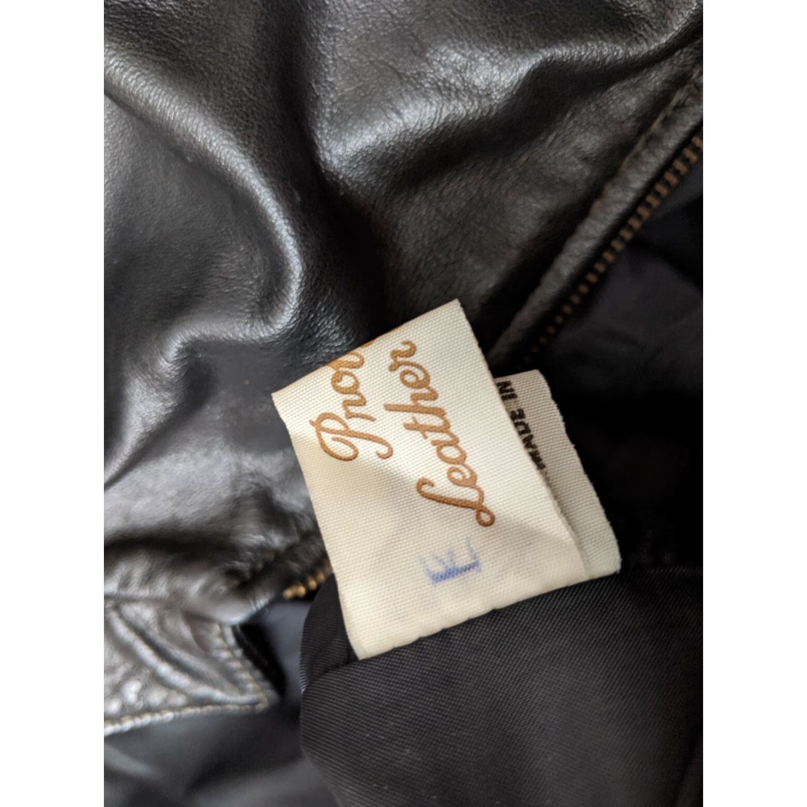 Sears VINTAGE Sears 48 SLIM Black Leather Jacket Cafe Racer Motorcycle Hipster Men Jacket 48 Big & Tall Leather Shop Sears Mens Size US M / EU 48-50 / 2 - 7 Thumbnail