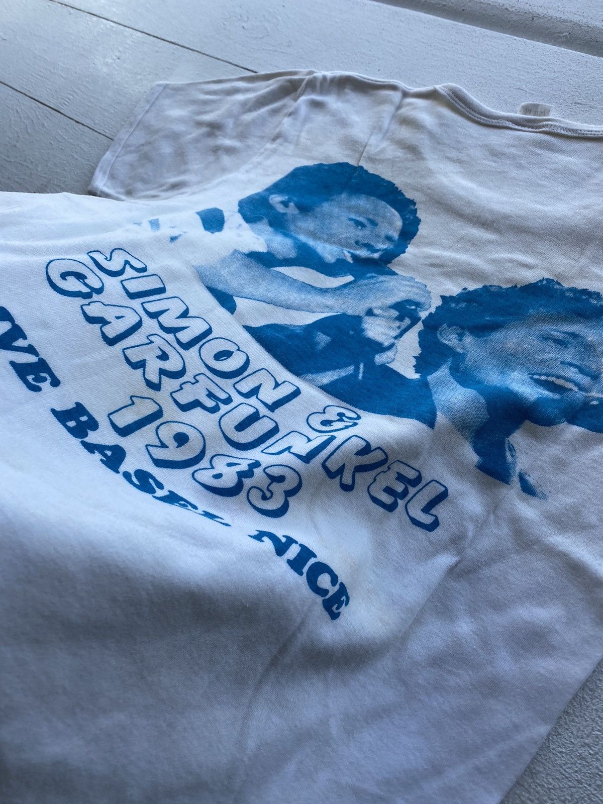 Band Tees × Vintage 1983 Simon Garfunkel Live Basel Nice Tour Shirt mens medium Size US S / EU 44-46 / 1 - 9 Thumbnail