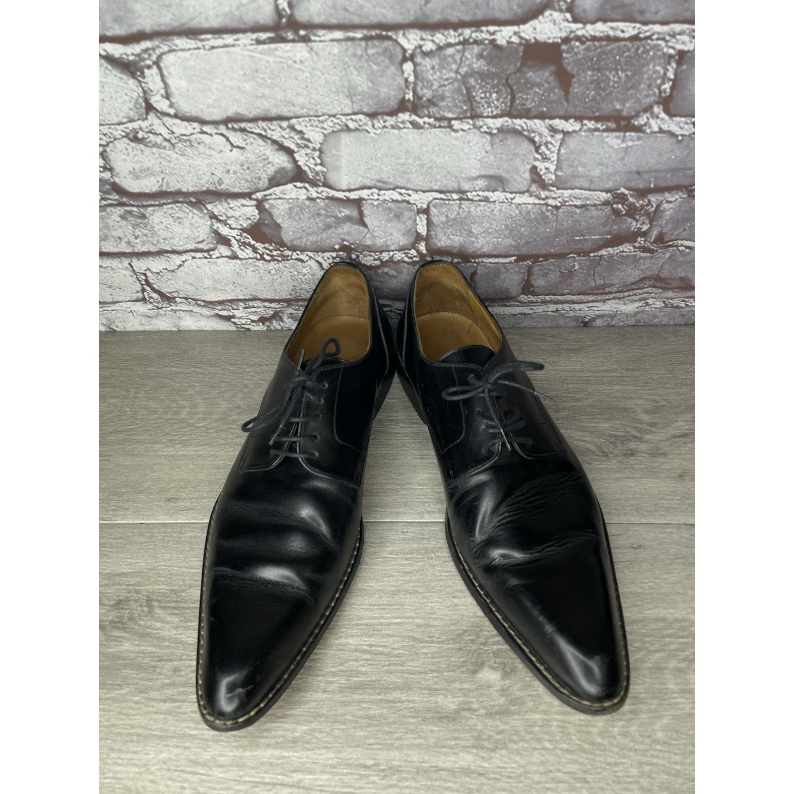 Marc Jacobs Marc Jacobs Handmade Black Leather Derby Oxfords Shoes Men’s Size US 9 / EU 42 - 2 Thumbnail