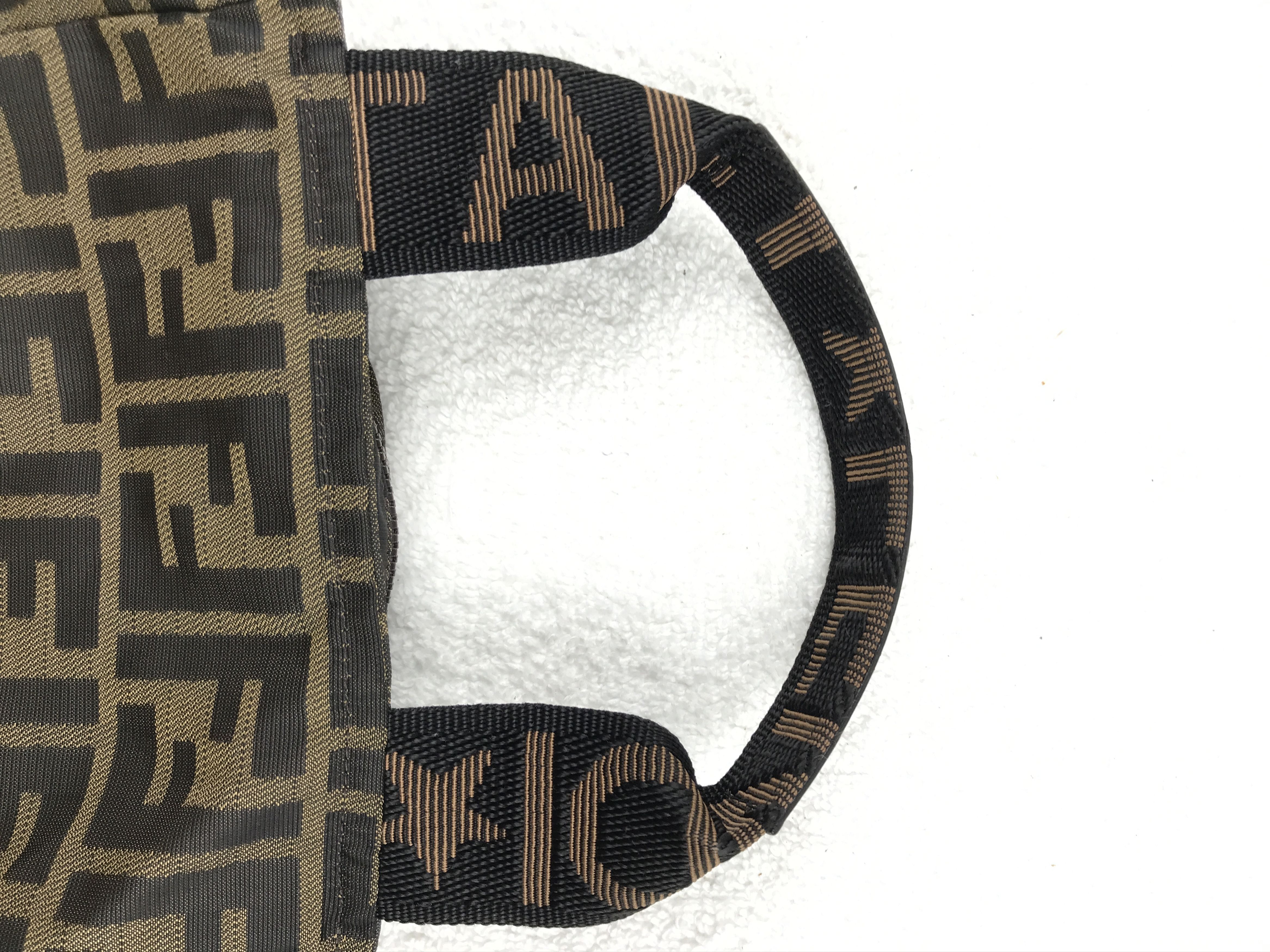 Fendi × Vintage Fendi Zucca Jacquard Mini Tote Bag Size ONE SIZE - 10 Thumbnail