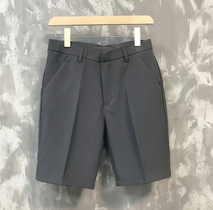 Japanese Brand Casual Solid Straight Shorts Size US 28 / EU 44 - 2 Thumbnail