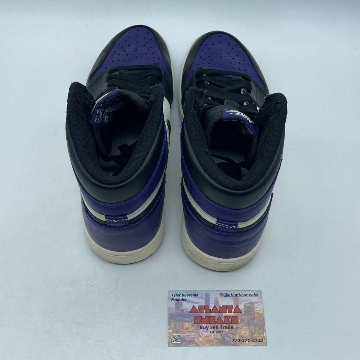 Jordan Brand Air Jordan 1 high court purple Size US 8.5 / EU 41-42 - 6 Thumbnail