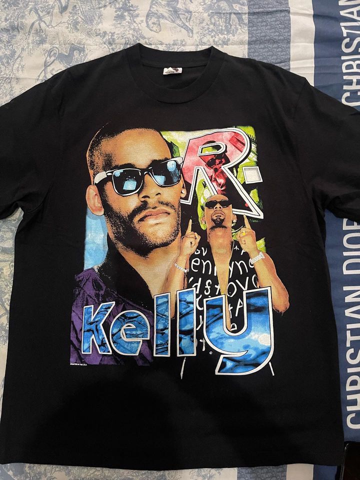 image of Rap Tees x Vintage R.kelly Raptees in Black, Men's (Size XL)