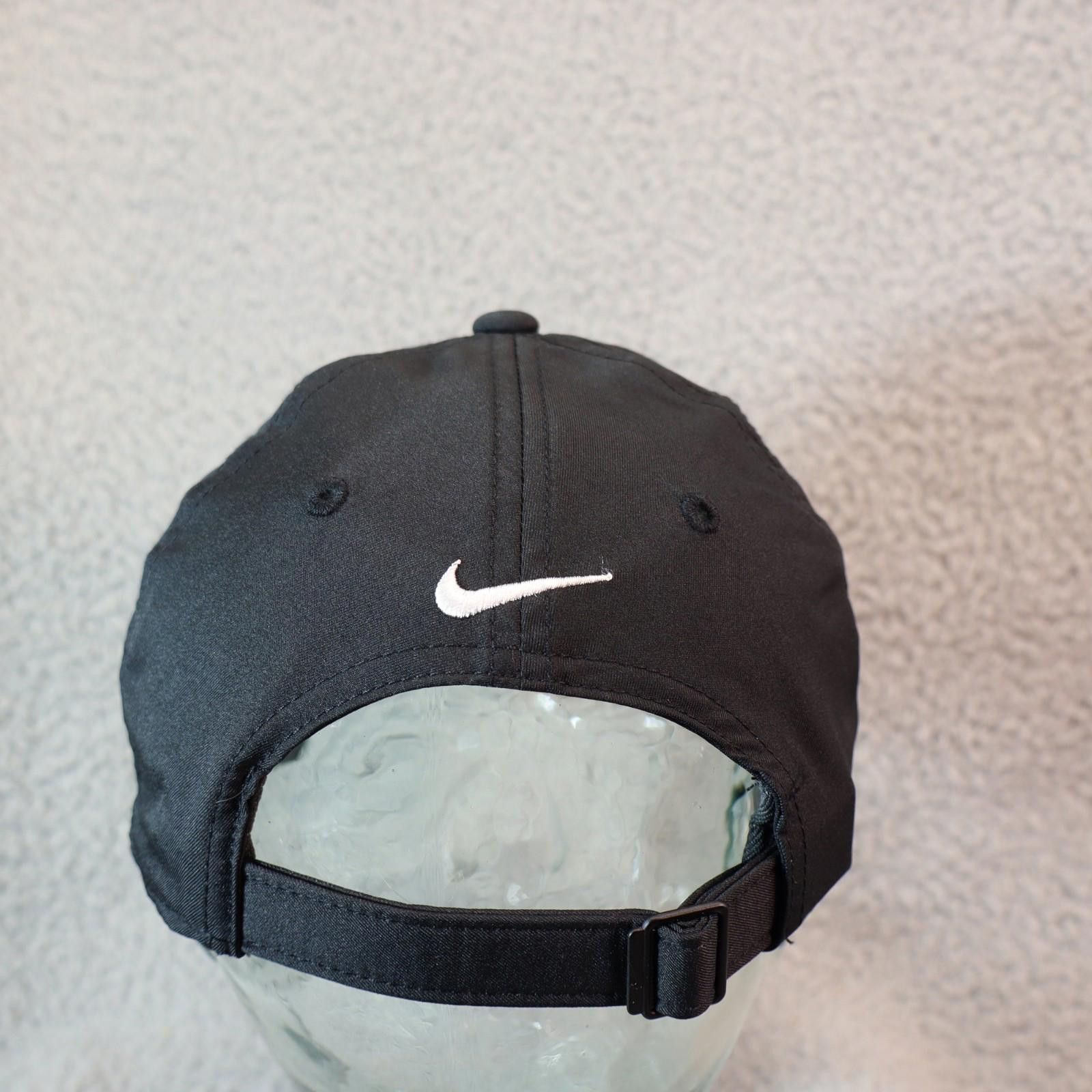 Nike Nike Cap Hat Black Swoosh Strapback S/M Dri-Fit Unisex / Size ONE SIZE - 4 Thumbnail