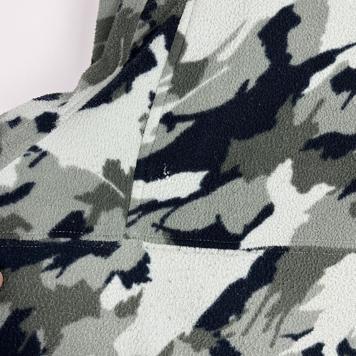 Quiksilver Vintage Y2K Quiksilver Camo Fleece Sweatshirt Outdoor Hiking Size US XS / EU 42 / 0 - 12 Thumbnail
