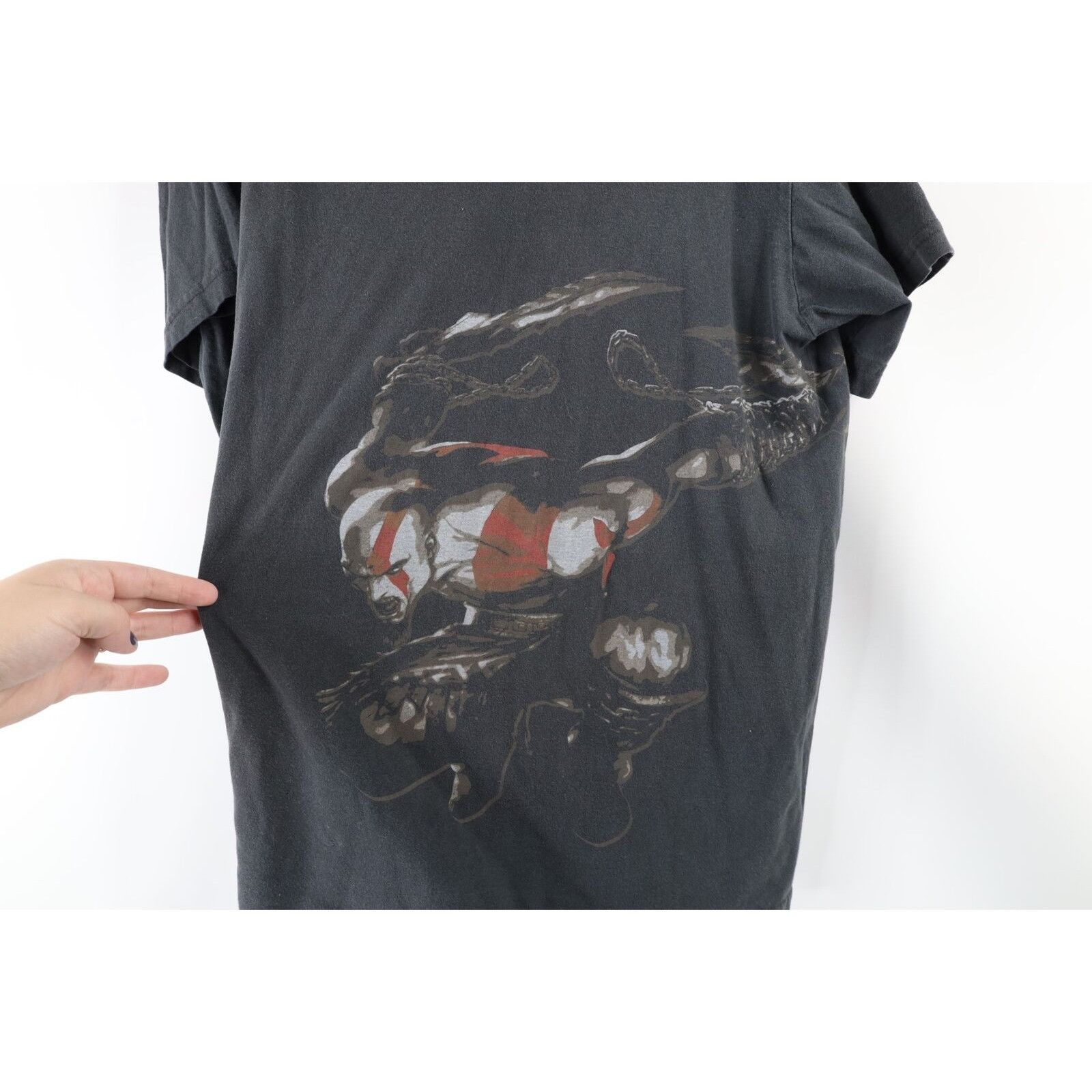 Playstation Vintage 2007 Playstation 2 God of War Kratos Game T-Shirt Size US L / EU 52-54 / 3 - 4 Thumbnail