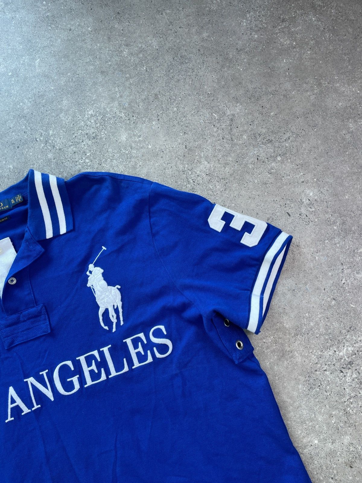 Ralph Lauren Polo Ralph Lauren Los Angeles USA #3 Chief Keef Polo Shirt Size US XL / EU 56 / 4 - 4 Thumbnail