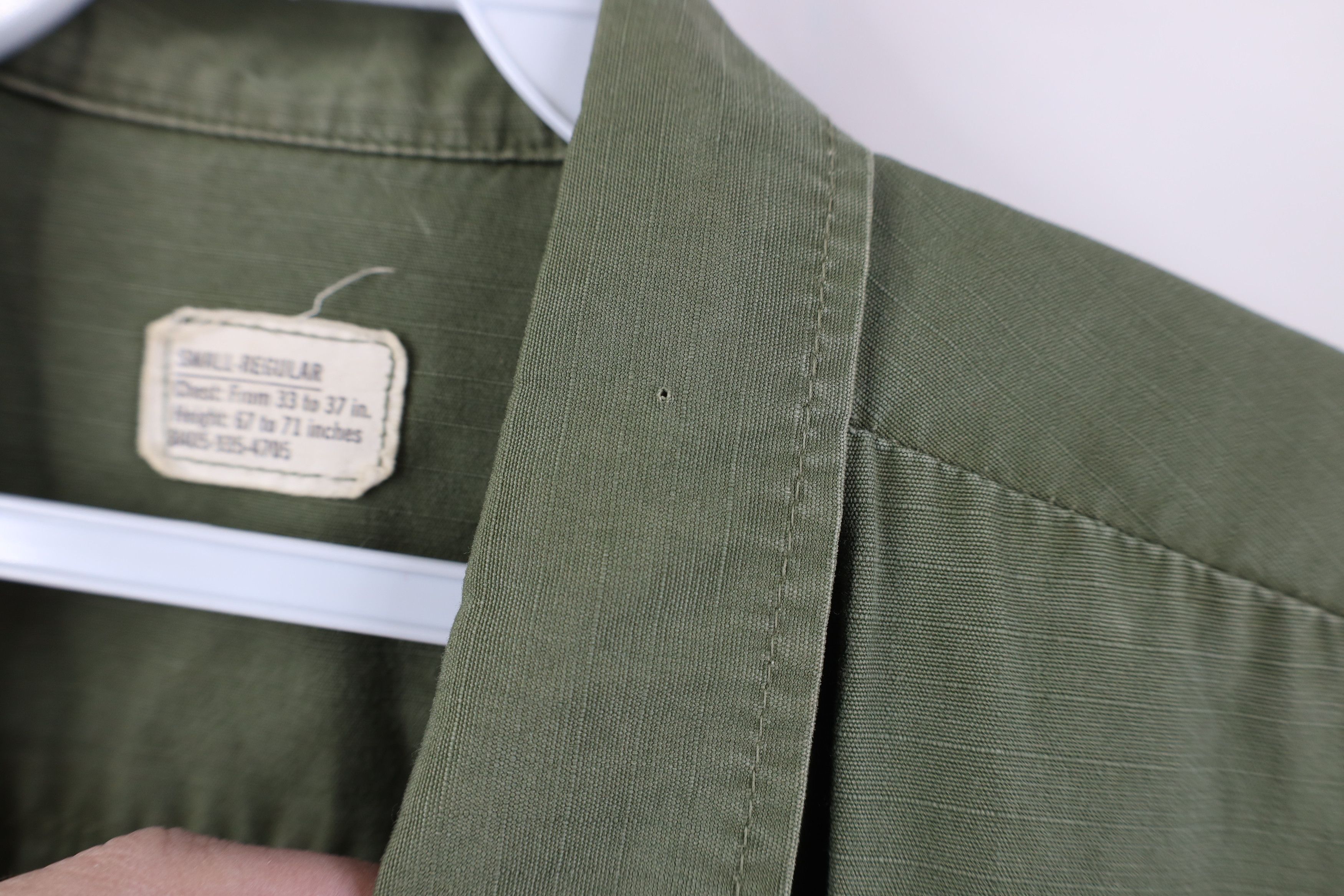 Vintage Vintage 60s Vietnam War USGI 107 Ripstop Coat Jacket USA Size US S / EU 44-46 / 1 - 6 Thumbnail