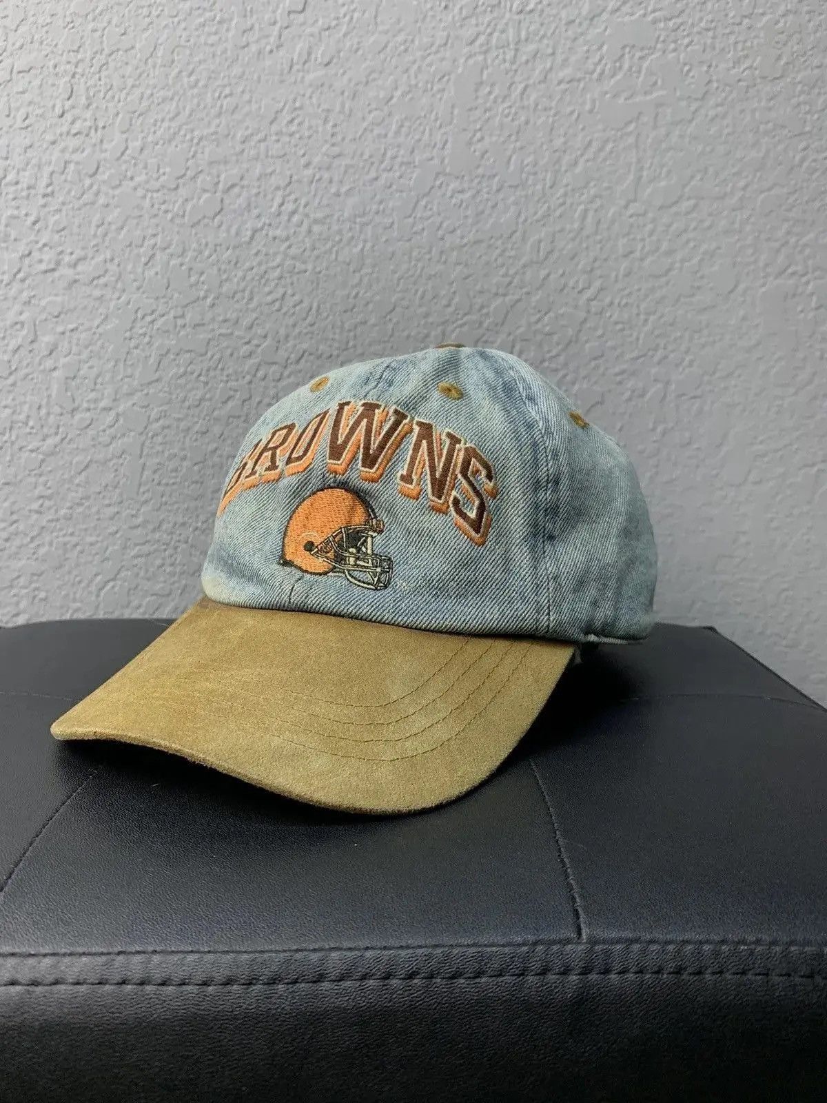 NFL × Sports Specialties × Vintage Vintage Y2K Cleveland Browns Sport Specialties Laser Hat Gap Size ONE SIZE - 7 Thumbnail