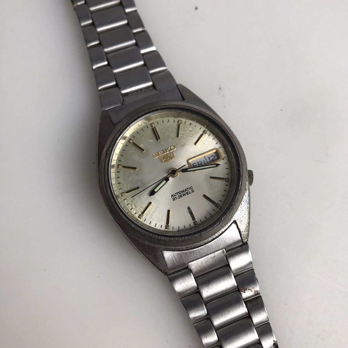 Japanese Brand × Seiko × Vintage Vintage SEIKO JDM 5 7009-3120 analog vintage automatic watch Size ONE SIZE - 10 Thumbnail