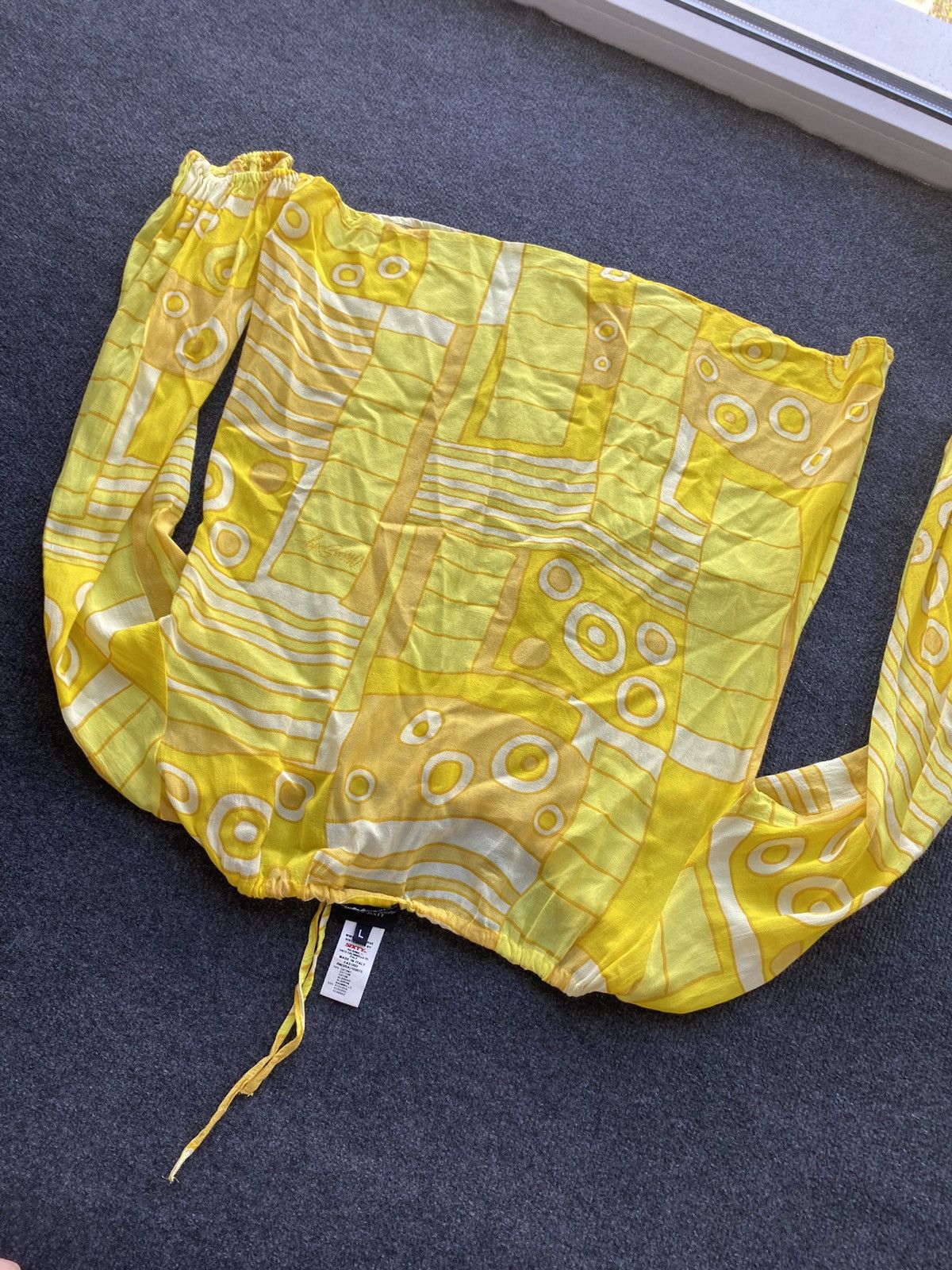 Miss Sixty 🔥Miss Sixty Sexy Balloon Sleeve yellow blouse alt goth emo Size L / US 10 / IT 46 - 10 Thumbnail