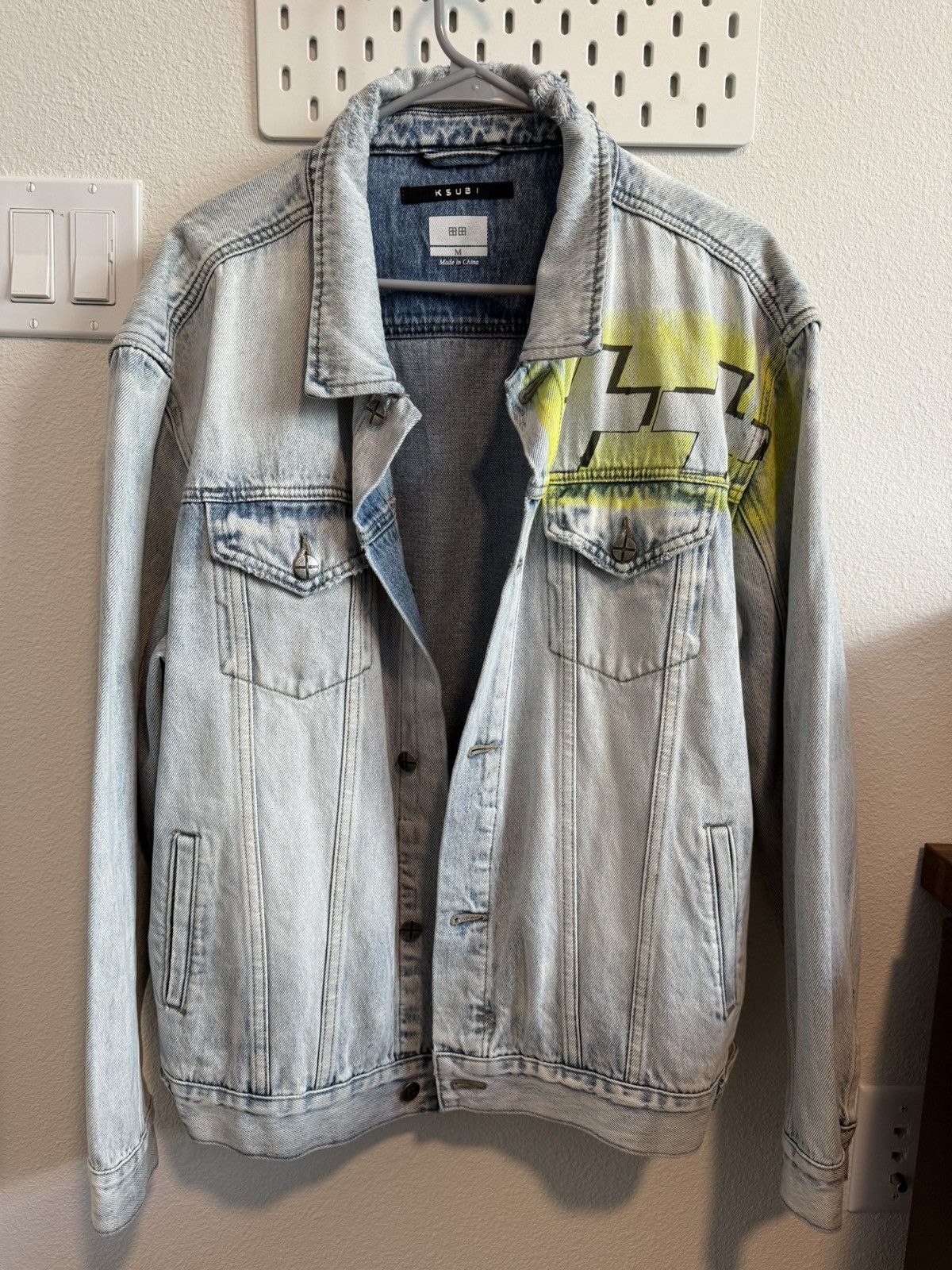 Ksubi Ksubi Denim Jacket “Oh G” in Stoked Neon Size US M / EU 48-50 / 2 - 1 Thumbnail