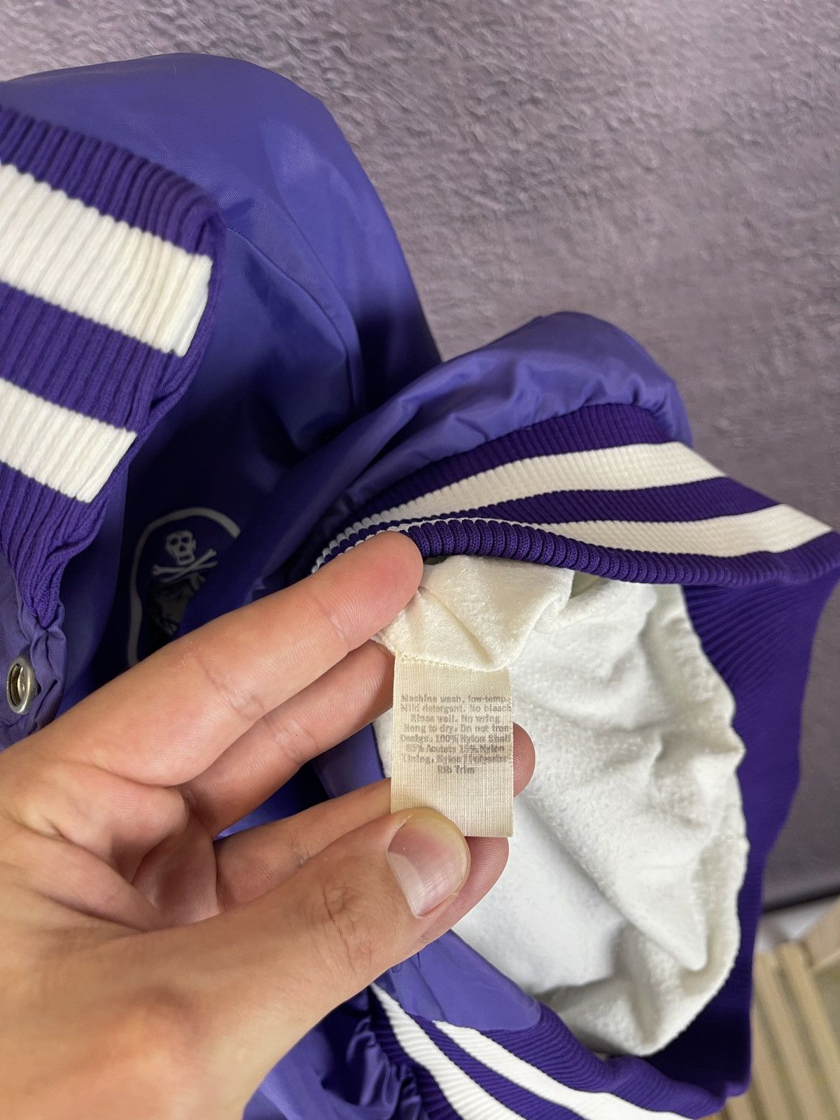 Champion Champion x Raiders Pirates made in USA purple bomber jacket Size US L / EU 52-54 / 3 - 11 Thumbnail