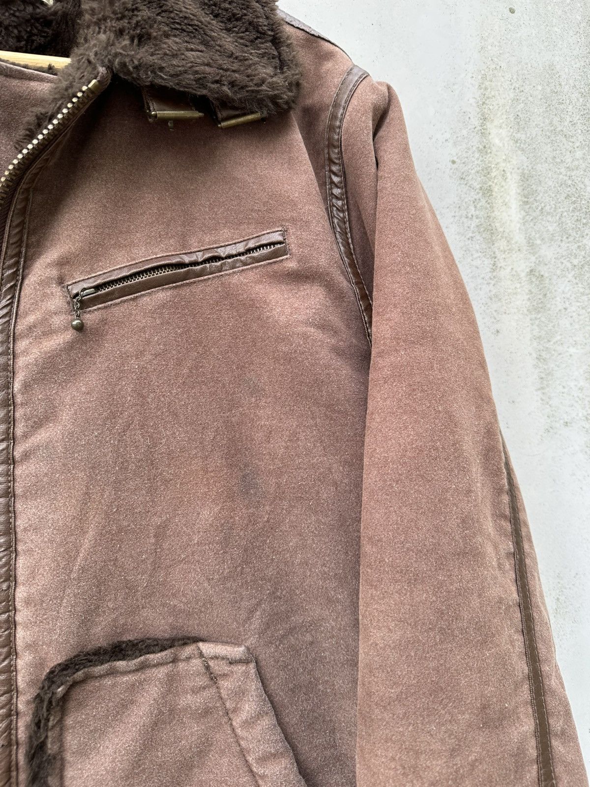 Edwin 👹Vintage Edwin Fleece Lined Brown Detroit Jacket Size US M / EU 48-50 / 2 - 11 Thumbnail