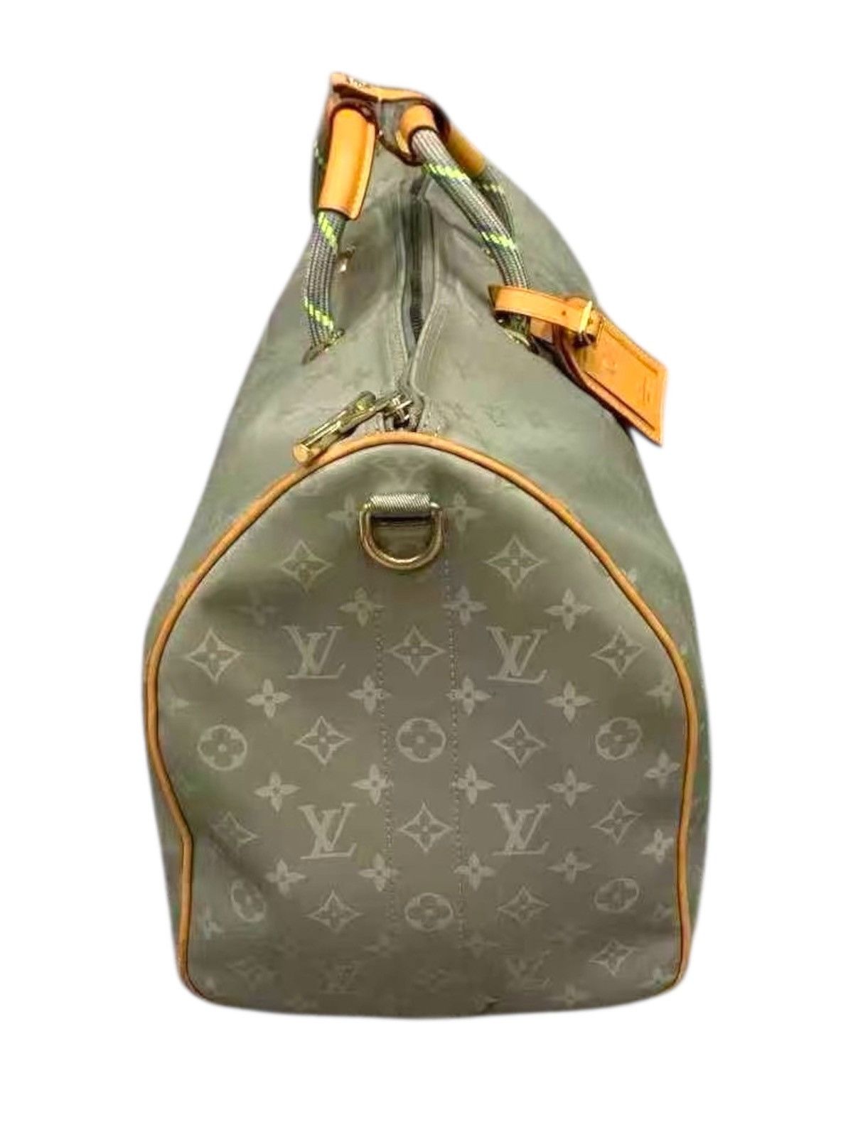 Louis Vuitton Louis Vuitton Titanium 50 Monogram Keepall Bandouliere Size ONE SIZE - 4 Thumbnail