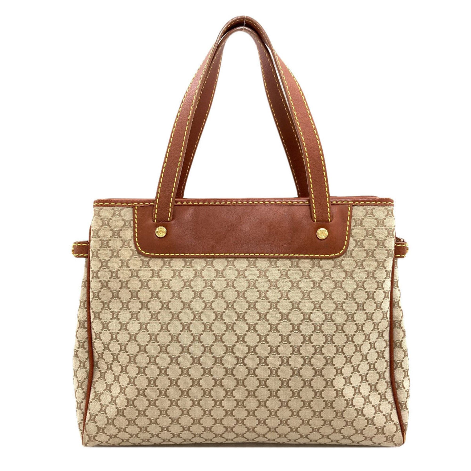 Celine Celine Macadam Pattern Handbag, Canvas/Leather, Women's CELINE Size ONE SIZE - 1 Thumbnail