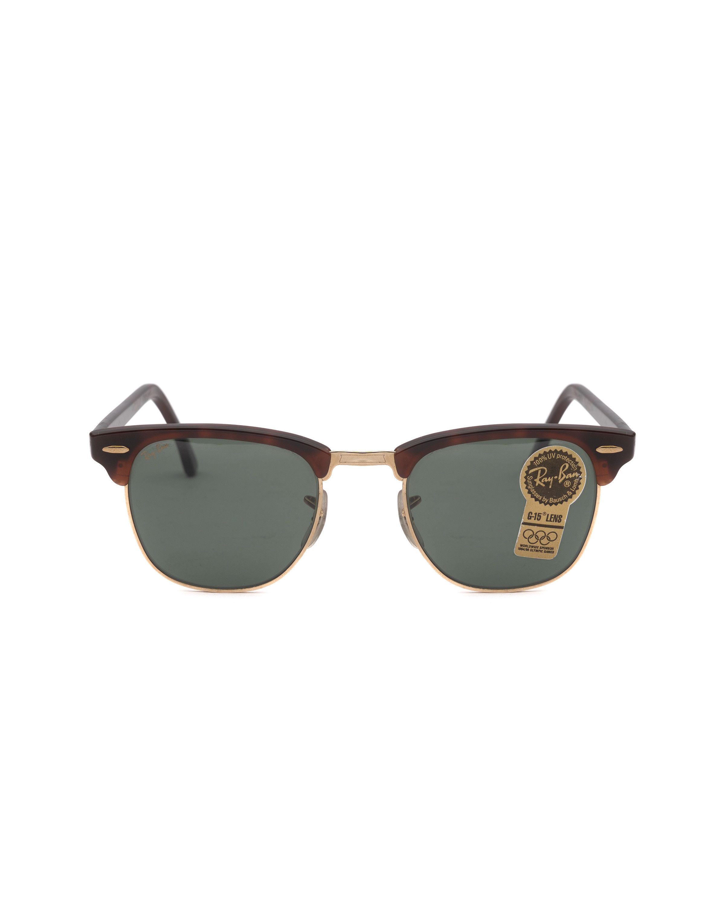 Bausch & Lomb × RayBan Rare Ray-Ban Bausch & Lomb USA '80s Clubmaster Sunglasses Size ONE SIZE - 1 Thumbnail