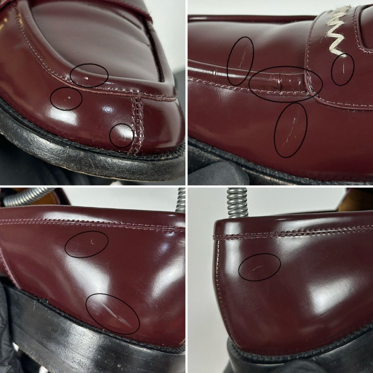Marni Marni Bambi 3.0 Burgundy Leather Double Monk Strap Loafers Size US 8 / IT 38 - 23 Thumbnail