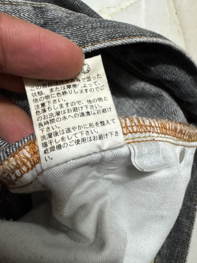 Uniqlo 💥Sick💥Vintage 90’s Uniqlo Sand Washed Straight Distressed Size US 29 - 11 Thumbnail