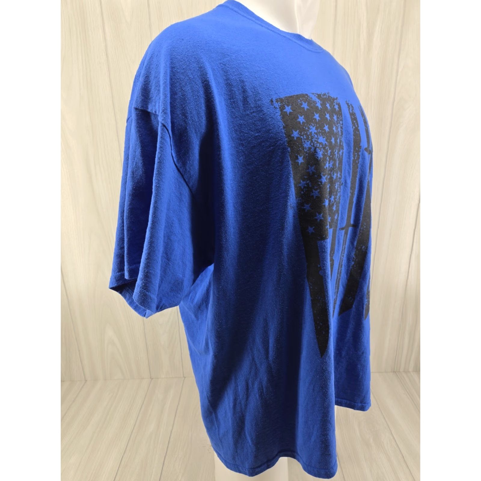 Logo 7 Mens 2XL Blue Smoky Mountain Knife Works Shirt SMKW Logo T-Shirt Short Sleeve Graphic Print Men Size US XXL / EU 58 / 5 - 6 Thumbnail