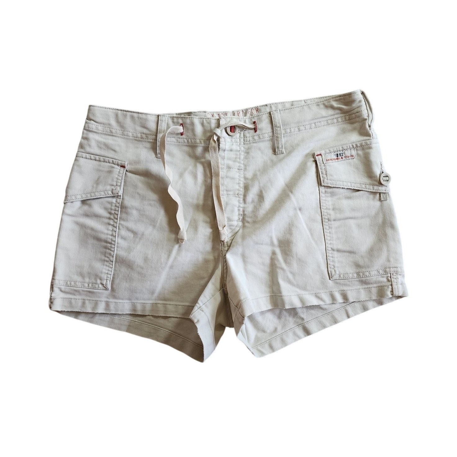 Abercrombie & Fitch Vtg Y2K Abercrombie & Fitch Cargo Shorts M Low Rise Khaki Size 30" / US 8 / IT 44 - 1 Thumbnail