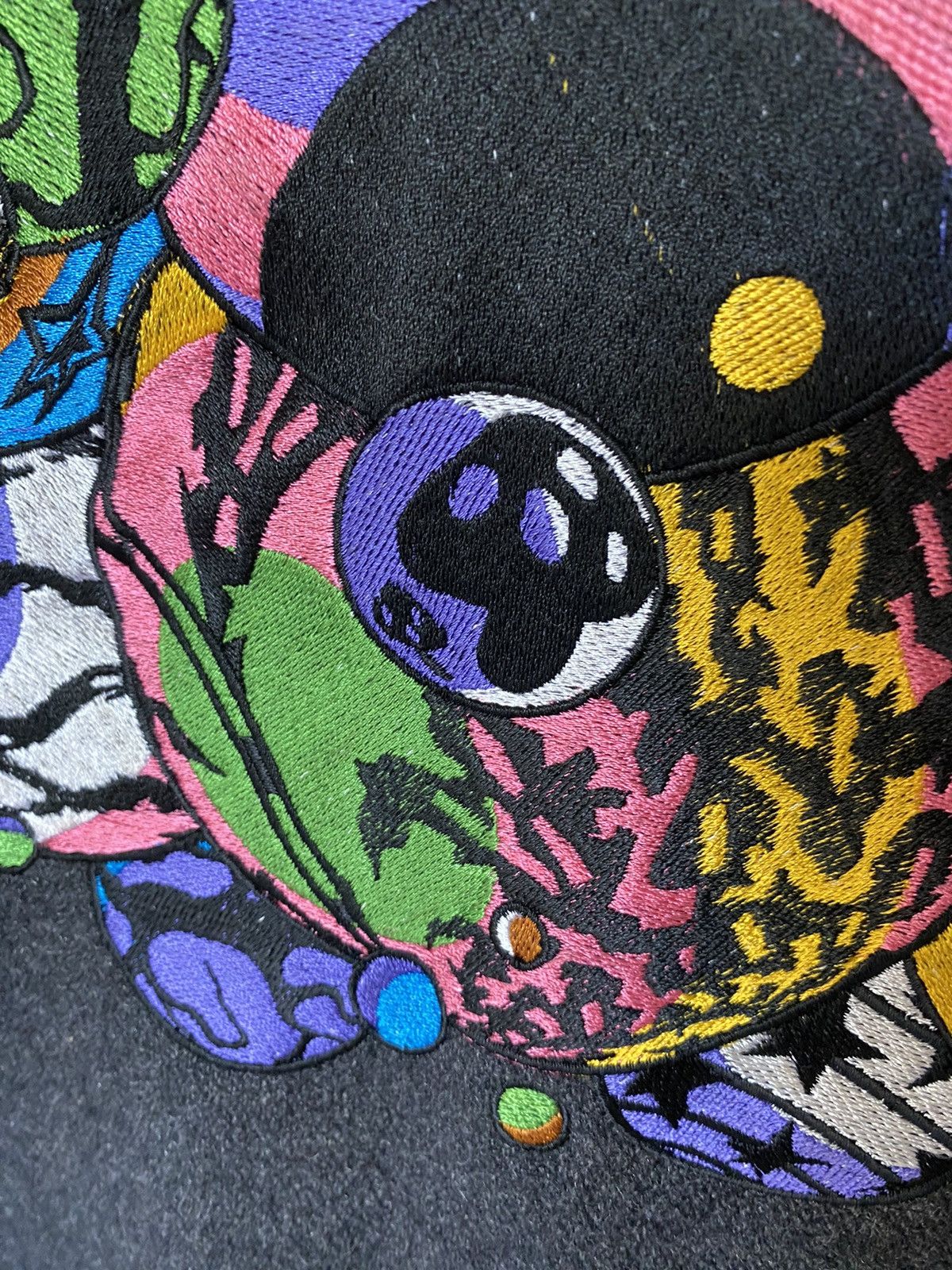 PHENOMENON AW02 REVOLVER murakami floral varsity leather jacket Size US M / EU 48-50 / 2 - 6 Thumbnail