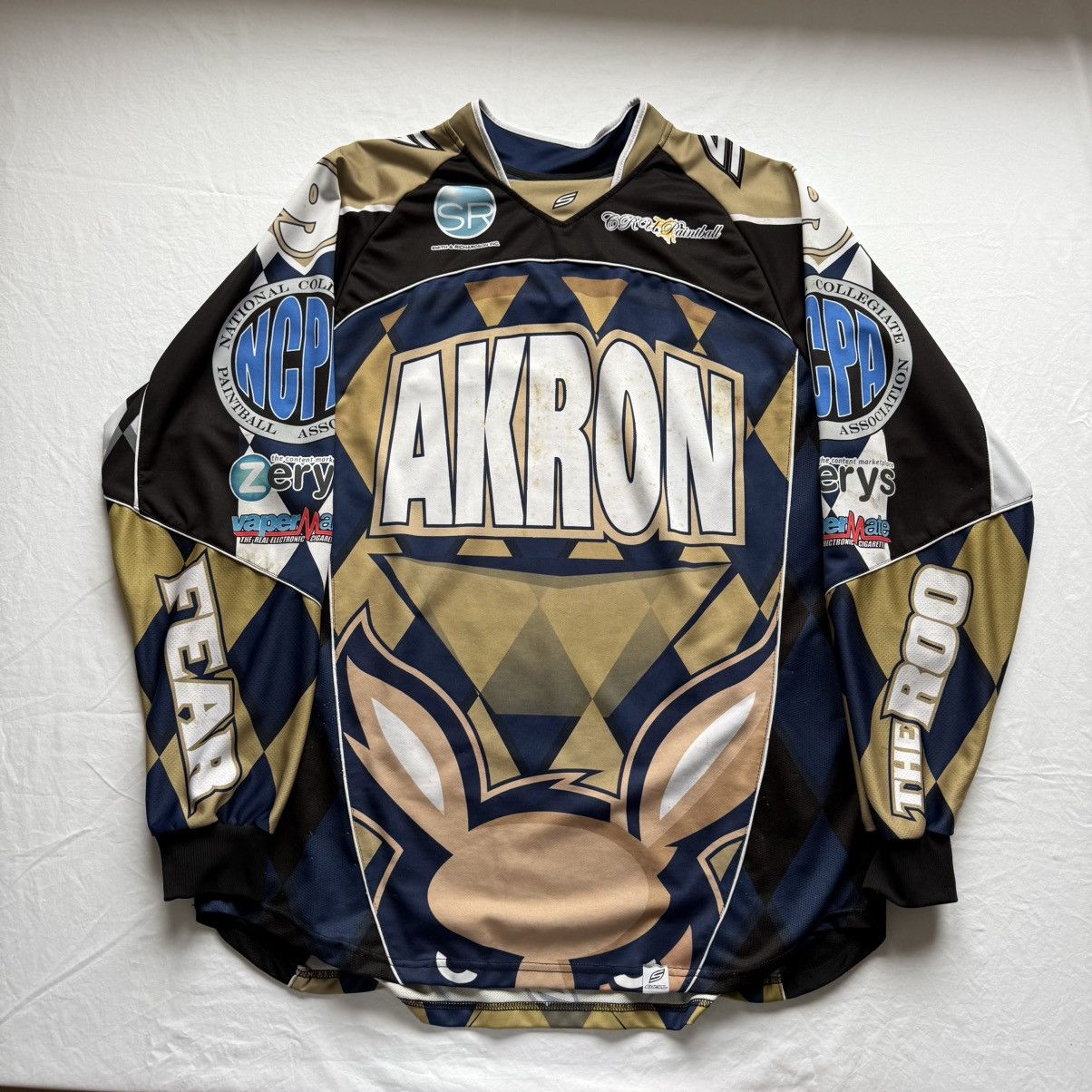 Vintage Vintage Akron Long-sleeve Graphic Racing Jersey XL Y2K Size US XL / EU 56 / 4 - 1 Thumbnail