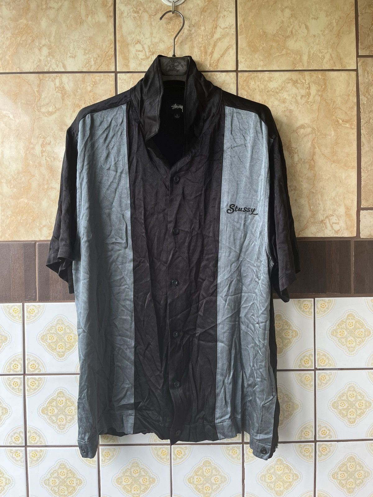 Stussy up button shirt