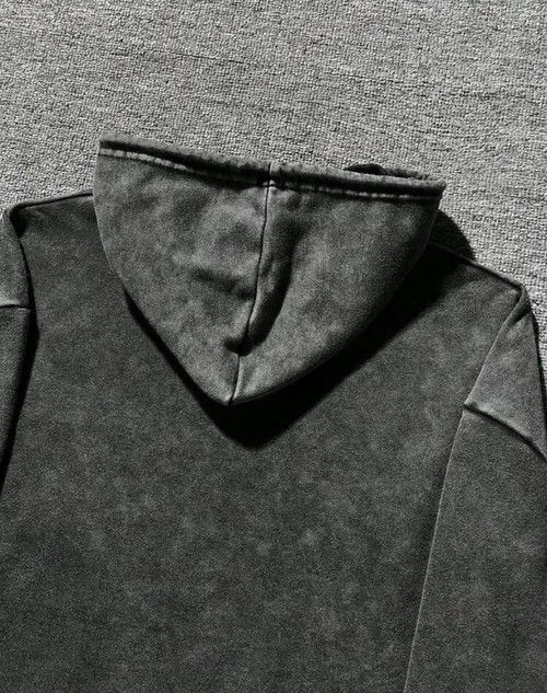 Japanese Brand Haruno x Asai Vintage Washed Creative Pocket Print Hoodie sh Size US XXL / EU 58 / 5 - 3 Thumbnail