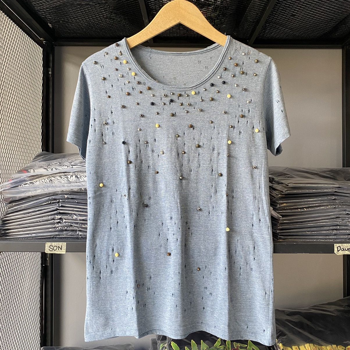 14th Addiction × If Six Was Nine × Japanese Brand Japanese Studded Distressed Seditionaries Punk Style Tees Size US L / EU 52-54 / 3 - 1 Thumbnail