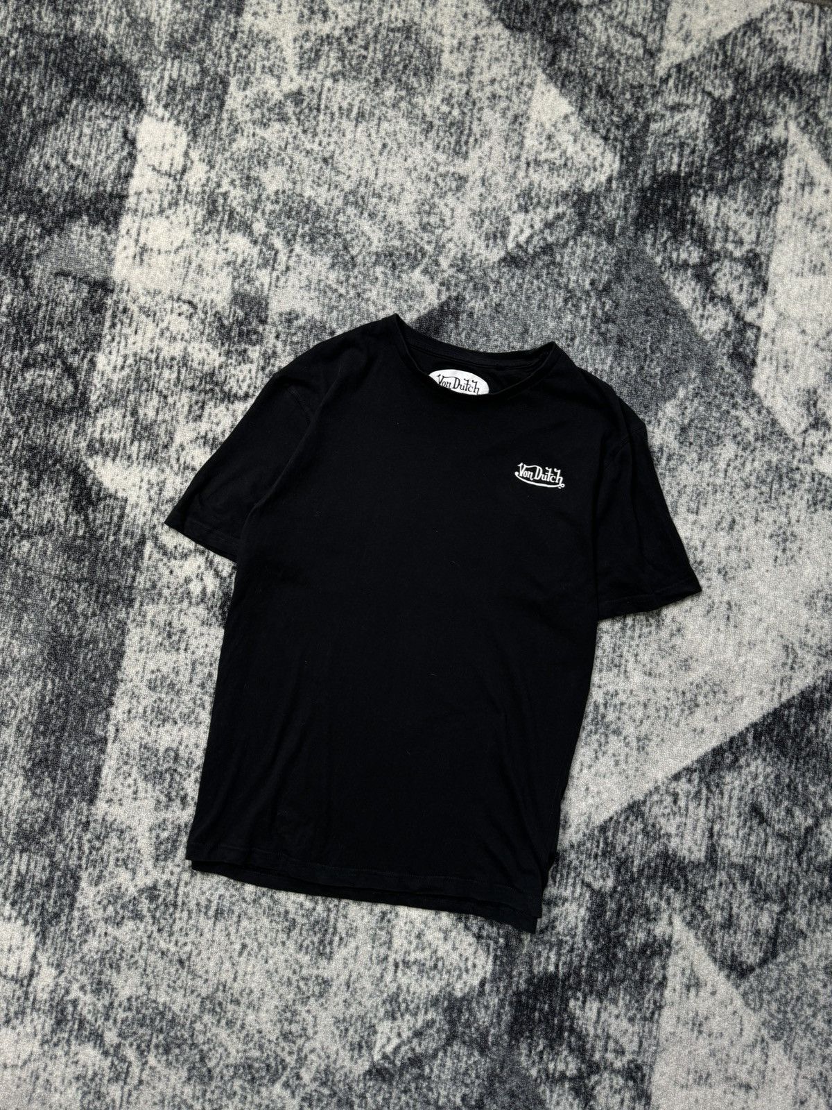 Designer × Von Dutch Vintage Von Dutch Black T Shirt Logo Japanese Y2K STYLE Size US M / EU 48-50 / 2 - 1 Thumbnail