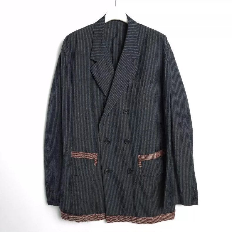 Yohji Yamamoto Yohji Yamamoto 1996 SS floral and juvenile double-breasted Size US M / EU 48-50 / 2 - 3 Thumbnail