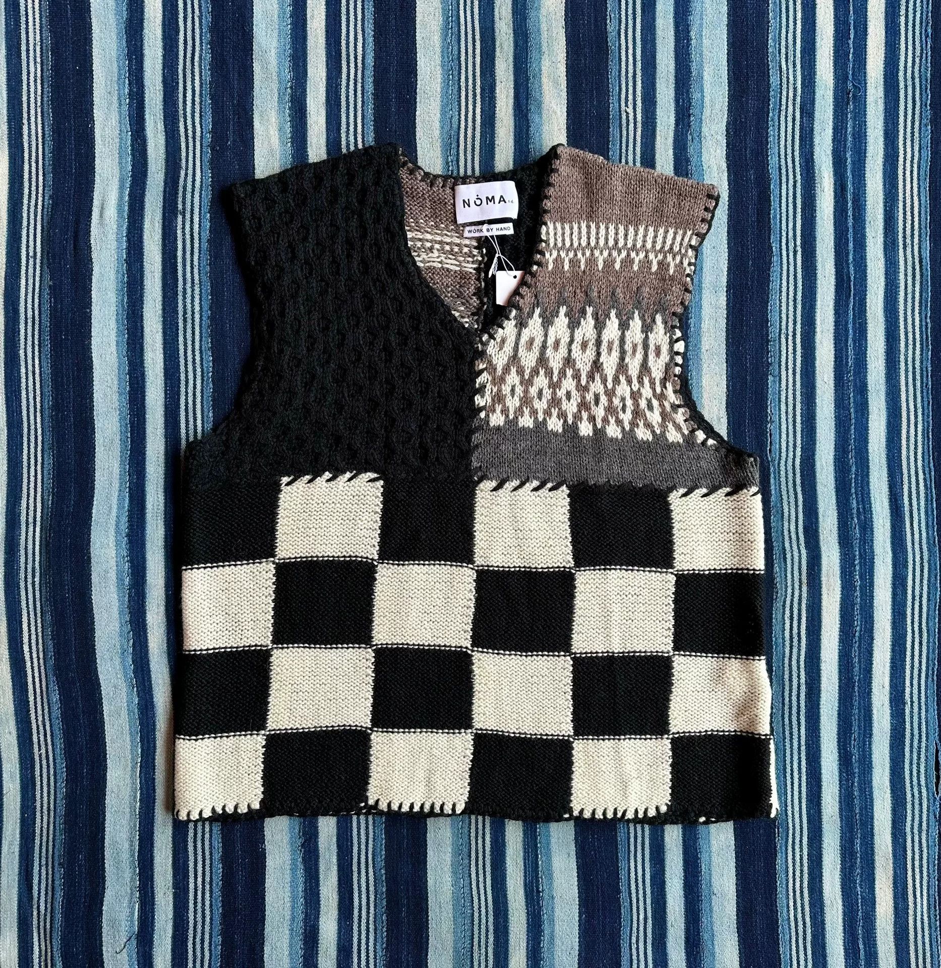 NOMA t.d patchwork hand-knit vest by noma t.d. Size US S / EU 44-46 / 1 - 1 Thumbnail