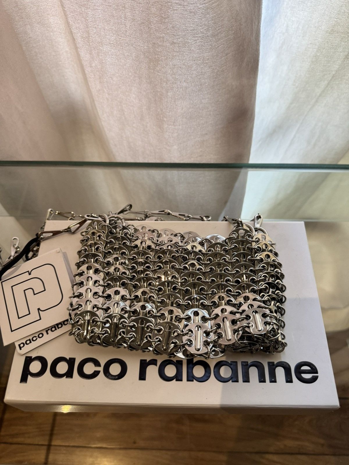 Paco Rabanne Silver 1969 Nano bag Size ONE SIZE - 1 Thumbnail
