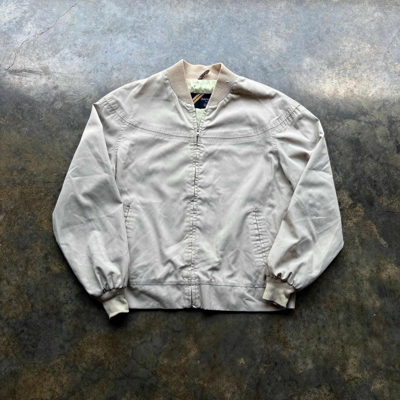 Sears Beautiful Vintage Sears Zip Up Light Jacket Size US XL / EU 56 / 4 - 1 Thumbnail