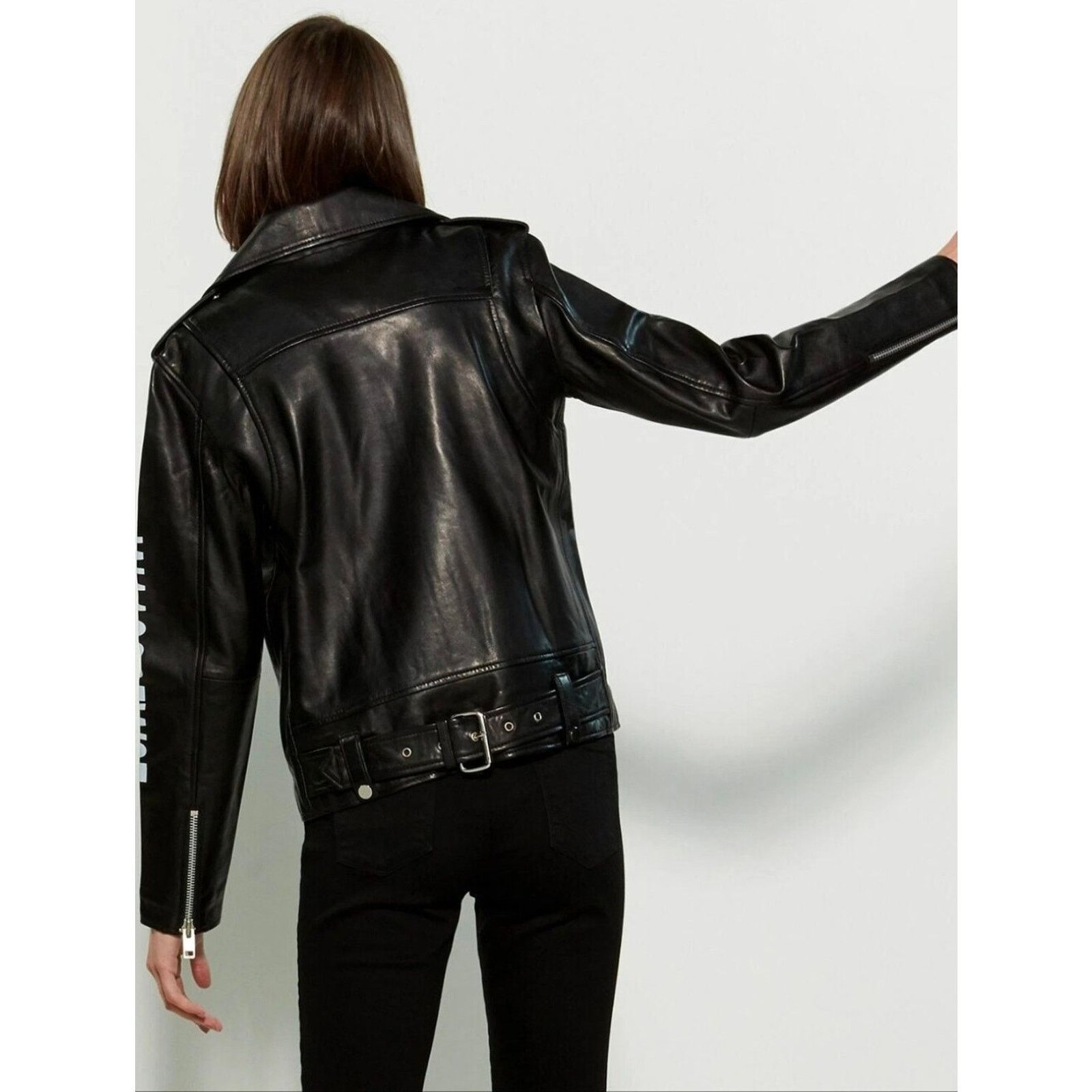 Leather NWOT Walter Baker New York Black Leather Candace Jacket L Size L / US 10 / IT 46 - 3 Thumbnail