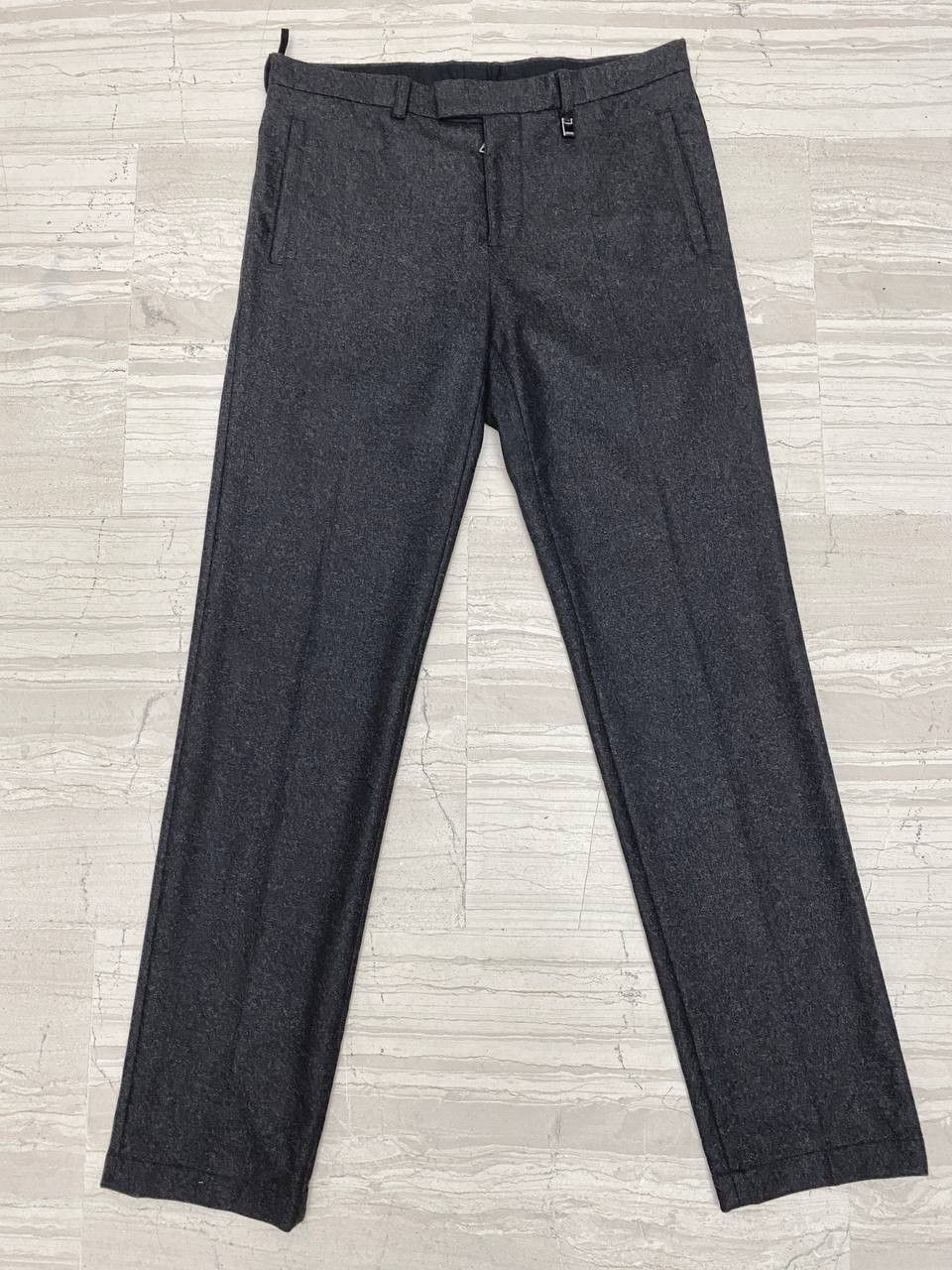 Prada PRADA Tab Logo Charm Wool Dress Classic Suit Trousers Pants Size US 32 / EU 48 - 2 Thumbnail