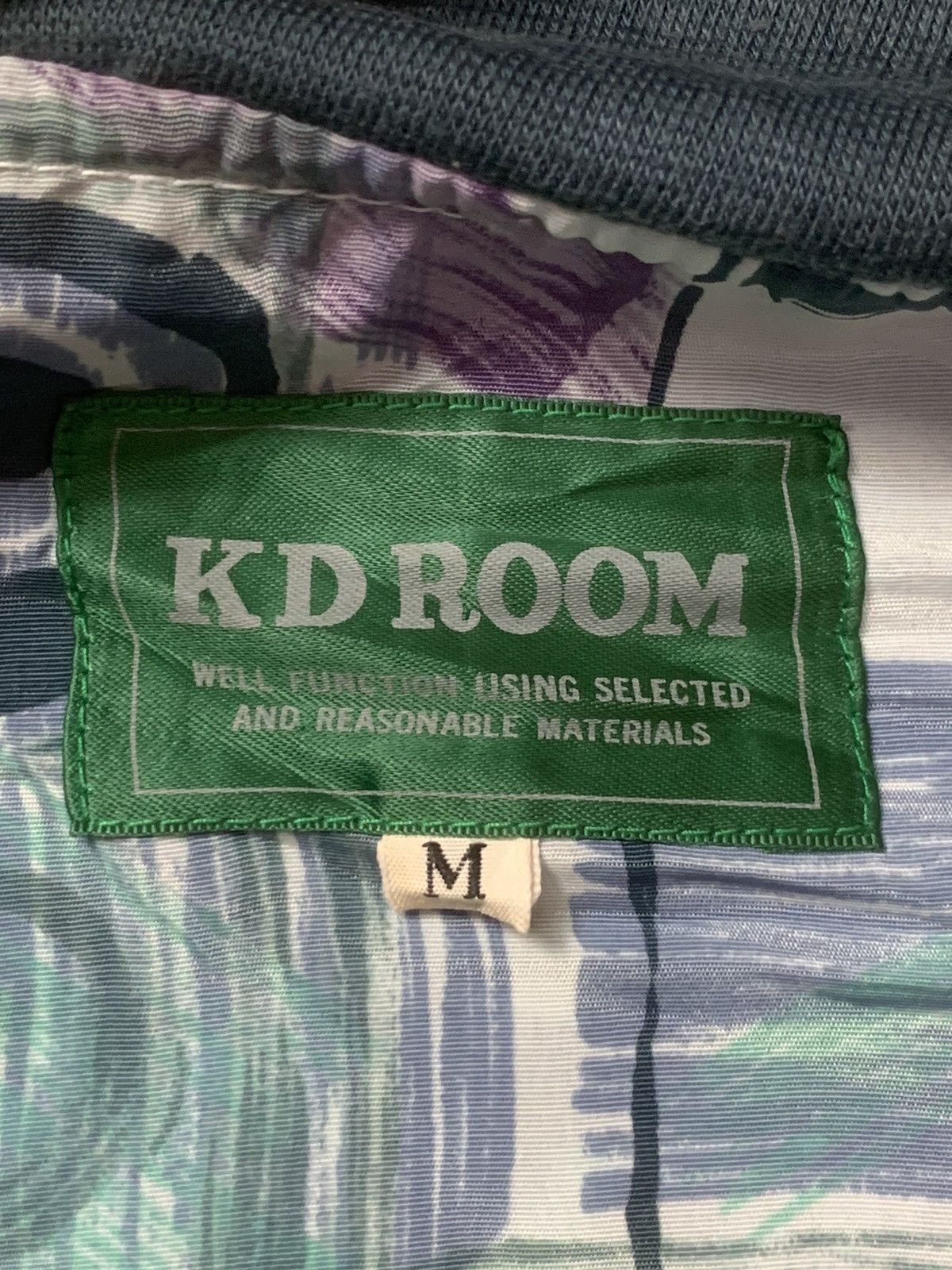 Japanese Brand × Vintage Rare Design Vintage KD Room Zipper Jackets Size US M / EU 48-50 / 2 - 4 Thumbnail