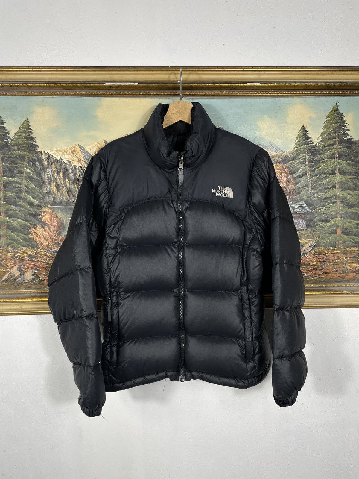 The North Face × Vintage Black TNF Retro 00s Jacket Travis Scott Kylie Jenner Vibe Size S / US 4 / IT 40 - 1 Thumbnail