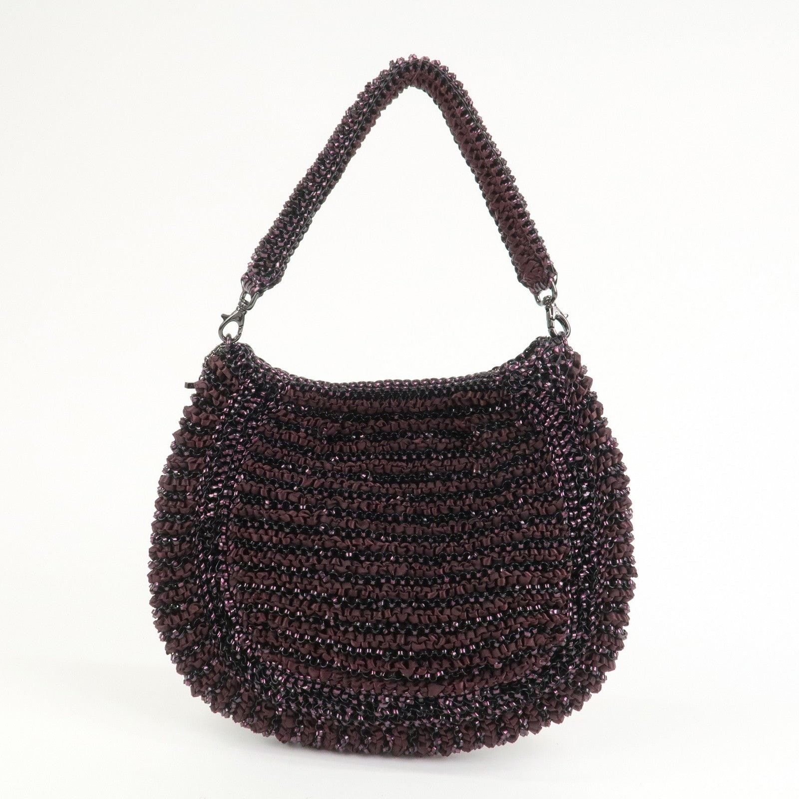 ANTEPRIMA Anteprima Wire Bag PVC Shoulder Burgundy Size ONE SIZE - 2 Thumbnail