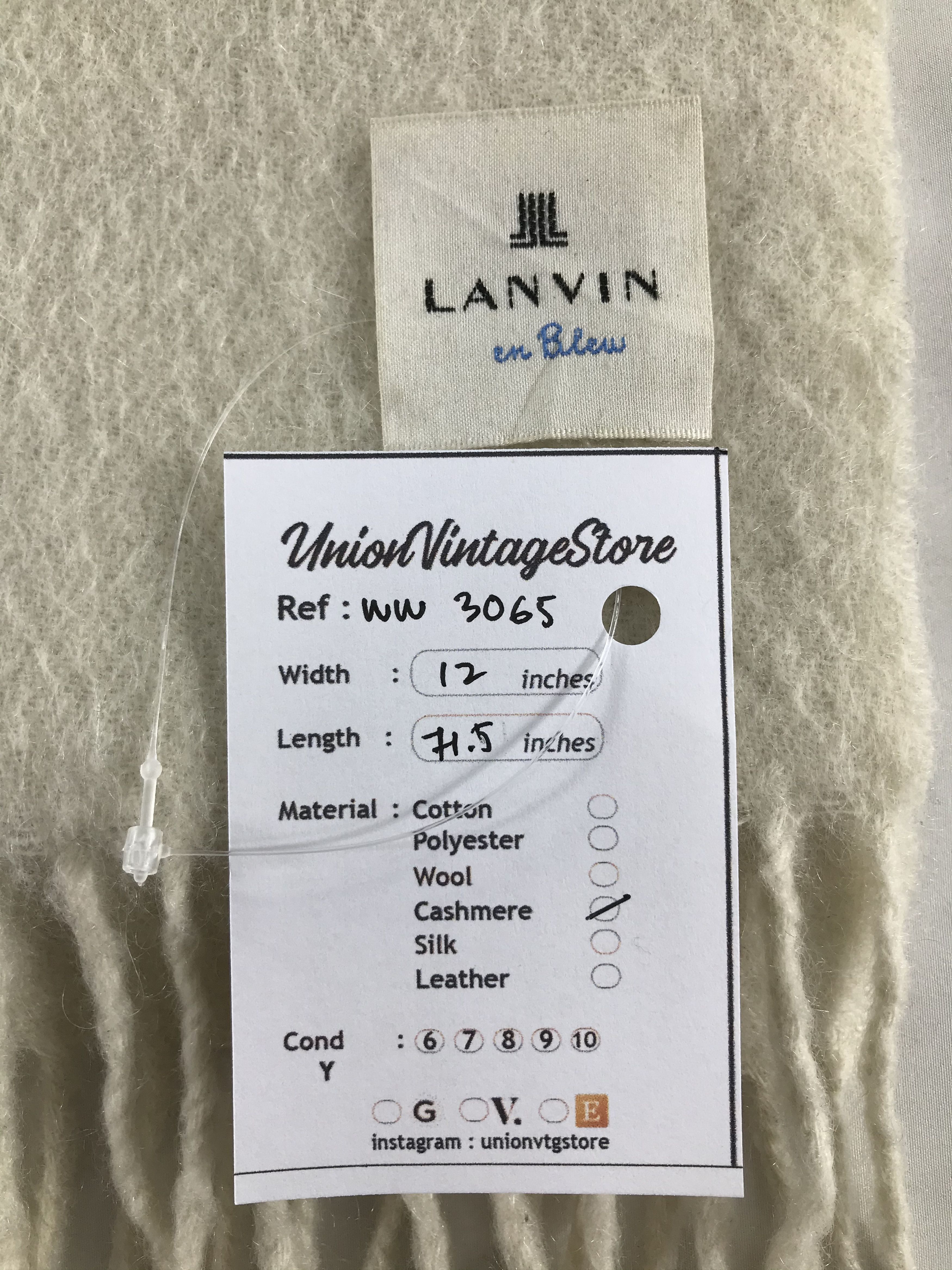 Lanvin Lanvin Scarf / Muffler / Neckwear - WW3065 Size ONE SIZE - 4 Thumbnail