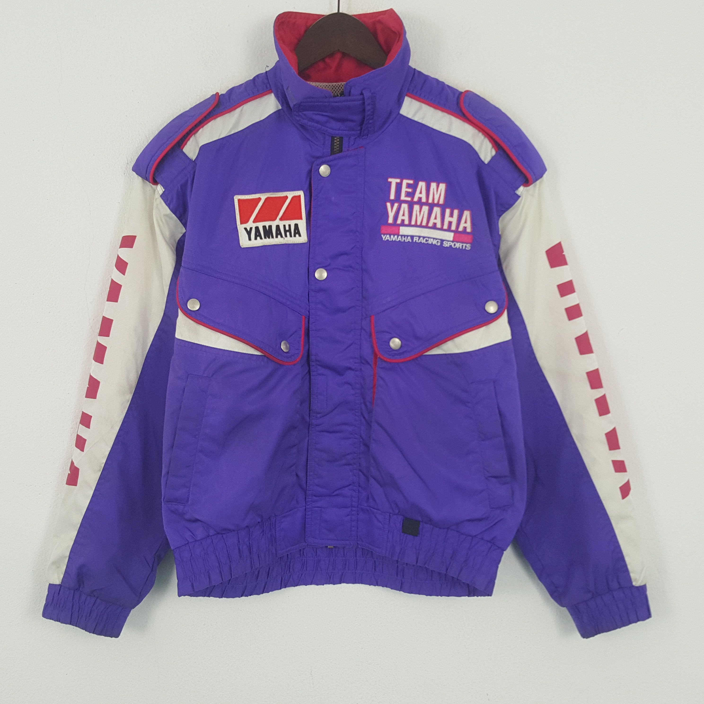 Vintage × Yamaha Vintage Team Yamaha Racing Sport Windbreaker Jacket Size US L / EU 52-54 / 3 - 3 Thumbnail