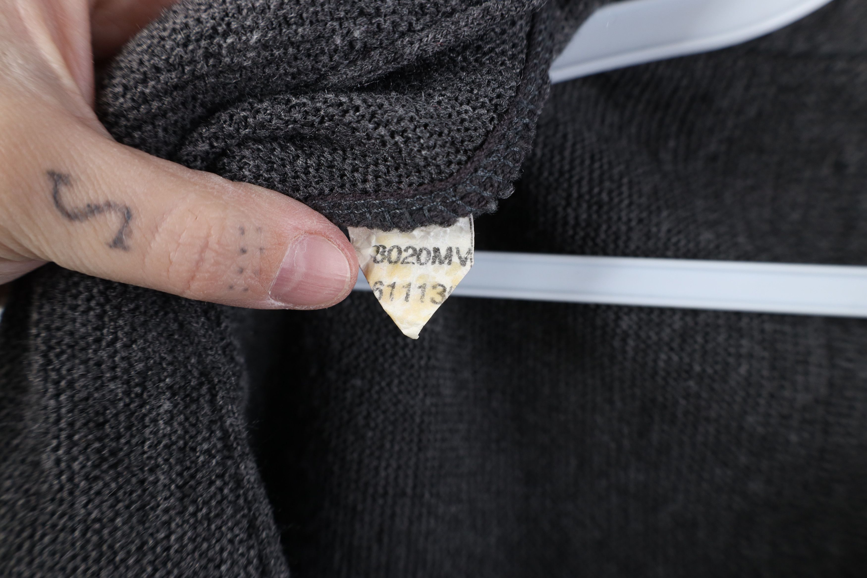 Vintage Vintage 70s Streetwear Kurt Cobain Cardigan Sweater Gray Size US XL / EU 56 / 4 - 8 Thumbnail