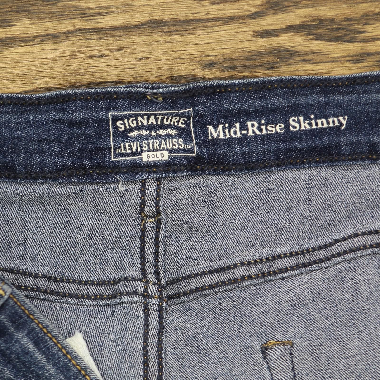 Kirkland Signature Signature By Levi Strauss Stretch Jeans Blue 22m (38x30) Size 42" / US 20 - 6 Thumbnail