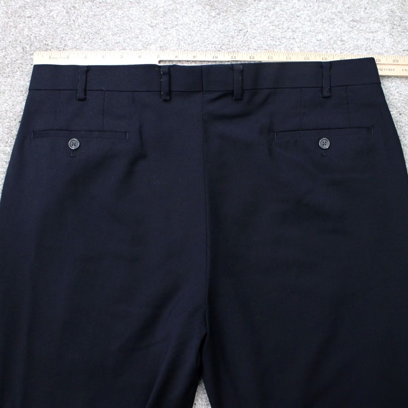 Ralph Lauren LAUREN Ralph Lauren Pants Mens 38x32 Black Wool Pleated Stretch Dress Pants Regular, 90s, Preppy, Business, Formal Mens Clothes Size US 38 / EU 54 - 7 Thumbnail
