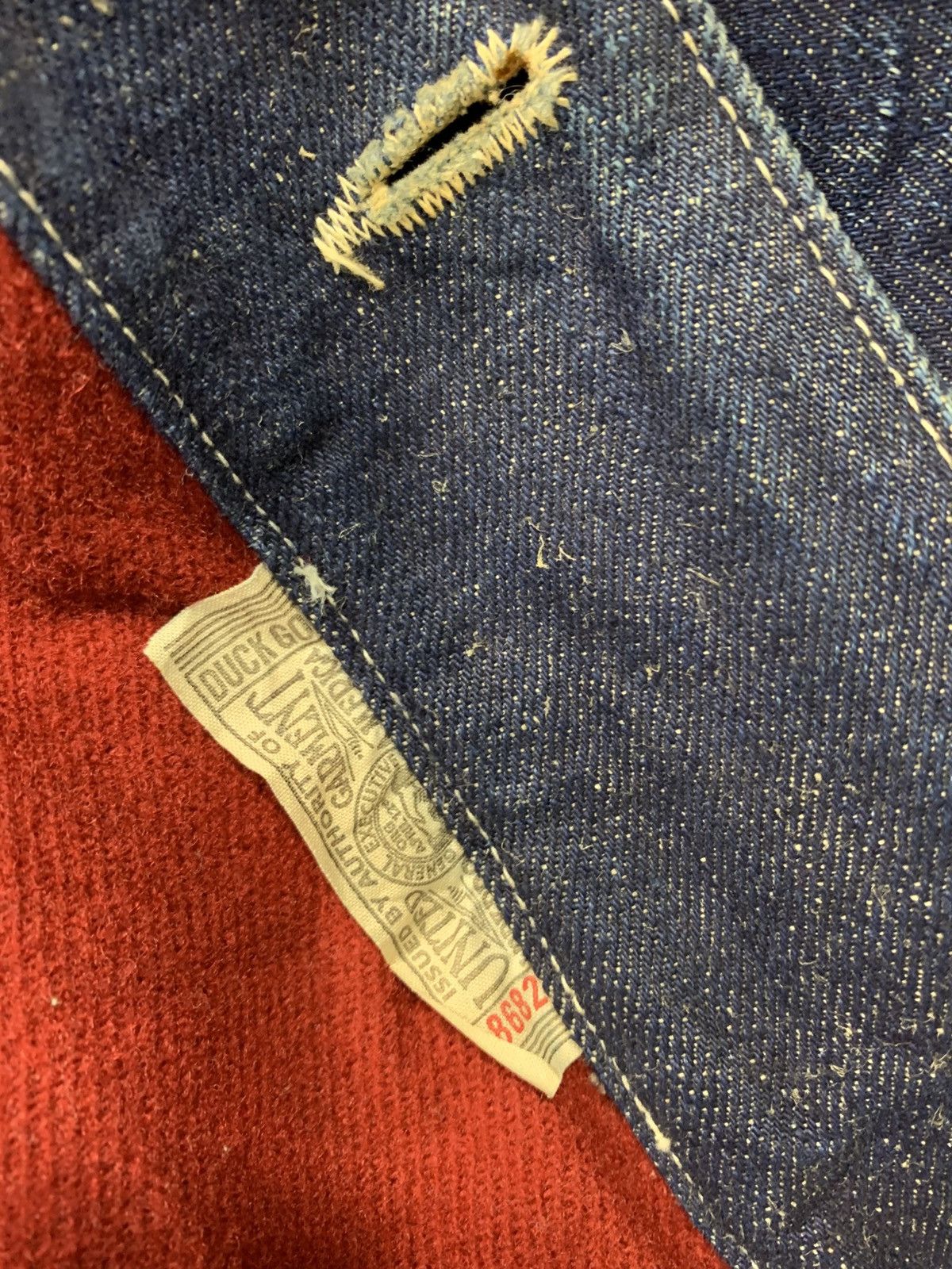 The Real McCoy's Vintage Double Diamond Workers Heavy Denim Padded Detroit Size US M / EU 48-50 / 2 - 7 Thumbnail