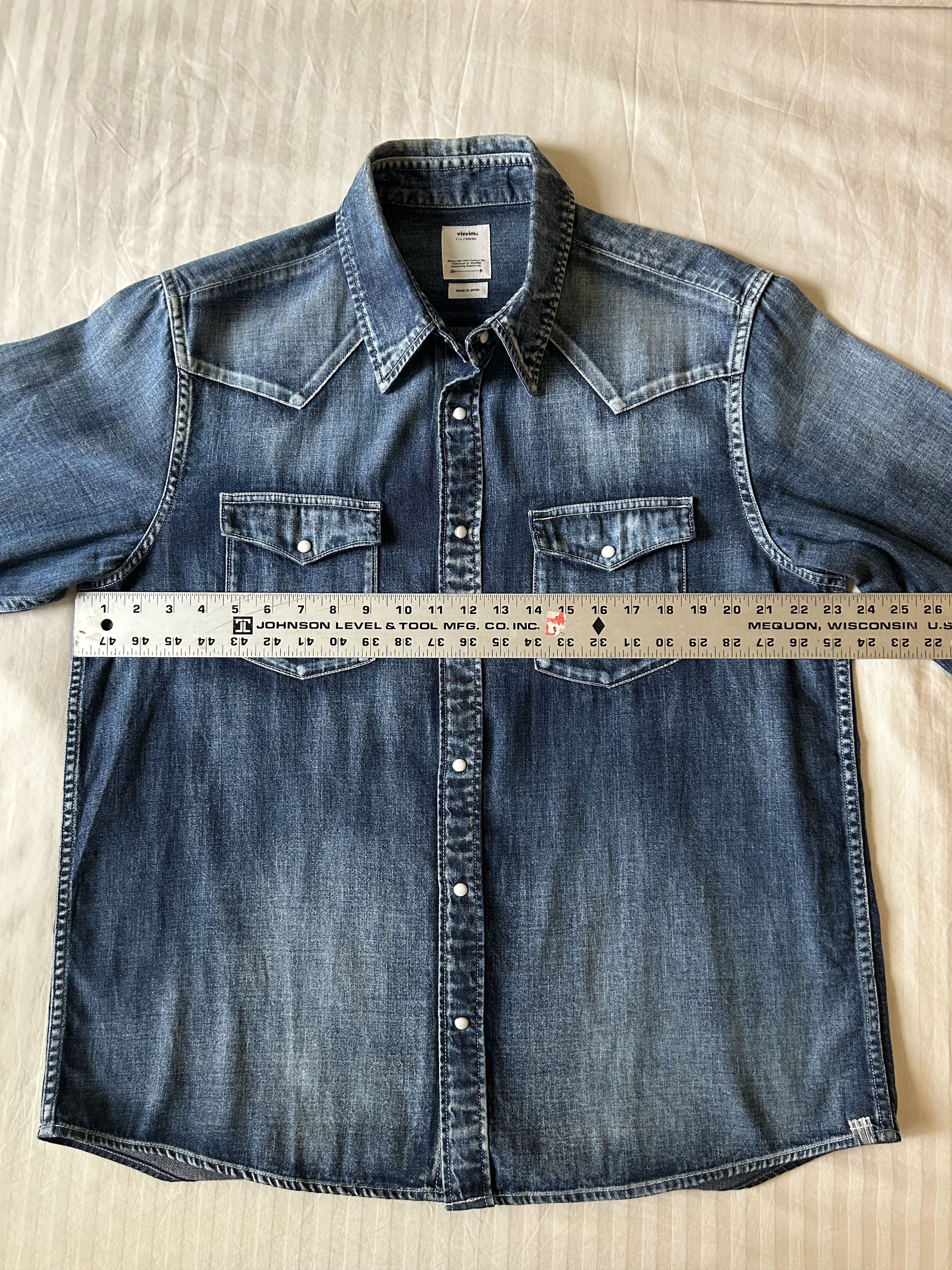 Visvim visvim SOCIAL SCULPTURE SHIRT DMGD 3 | Grailed